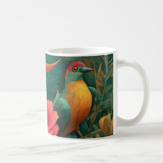 Tasse de café botanique Paradis Tropical (Droite)