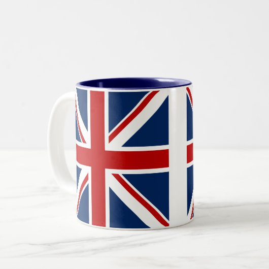 Tasse de café britannique de drapeau (Devant gauche)