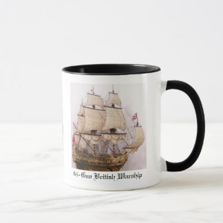 Tasse de café britannique de navire de guerre