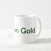 Tasse de café Brown d'or (Devant droit)