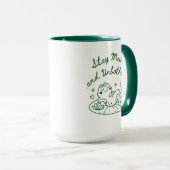 Tasse de café cadeau drôle de grenouille (Devant droit)
