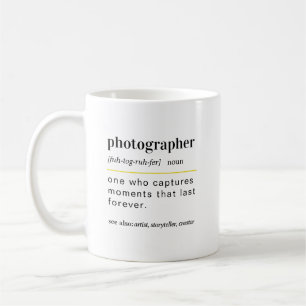 Tasse de café cadeau pour photographe drôle