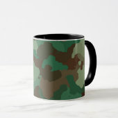 tasse de café camouflage militaire (Devant droit)