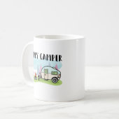 Tasse de café campante de Glamping de profondément (Devant gauche)
