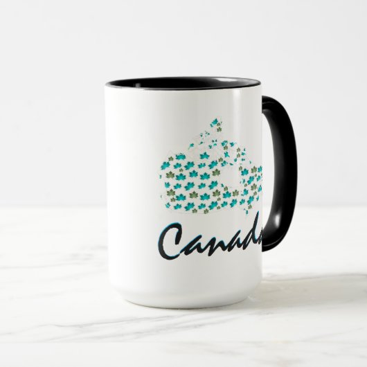Tasse de café canadienne du Canada d'érable (Devant droit)