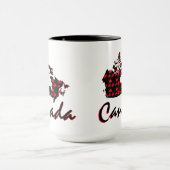 Tasse de café canadienne du Canada d'érable rouge (Centre)