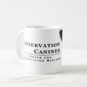 Tasse de café canine de "Tucker" de conservation (Devant gauche)