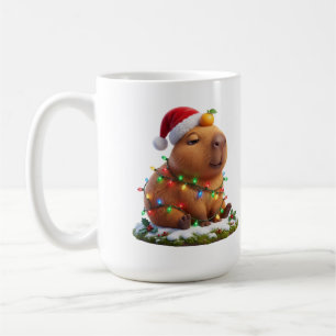 Tasse de café Capybara imperturbable dans les lumi