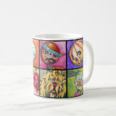 Tasse de café - caractères assortis (Devant droit)