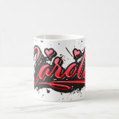 Tasse de café Carola red Heart Graffiti (Centre)