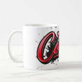 Tasse de café Carola red Heart Graffiti (Gauche)