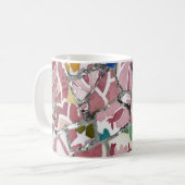 Tasse de café carrelée (Devant gauche)