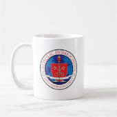 Tasse de café catholique de crête de Homeschool (Gauche)