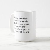 Tasse de café catholique de tradition (Devant gauche)