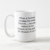 Tasse de café catholique de tradition (Gauche)