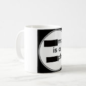 Tasse de café caviardée (Devant gauche)