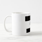 Tasse de café caviardée (Gauche)