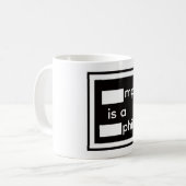 Tasse de café caviardée (Devant gauche)