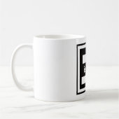Tasse de café caviardée (Gauche)