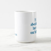 Tasse de café changeante des ruelles 15oz (Centre)