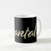 Tasse de café Chantal white gold (Devant droit)