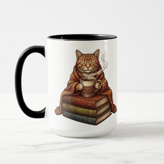 Tasse de café Chat Endormi (Gauche)
