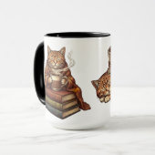 Tasse de café Chat Endormi (Devant gauche)