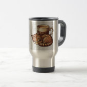 Tasse de café Chat Endormi (Devant droit)