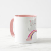 Tasse de café chat minou mignon (Devant gauche)