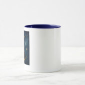 Tasse de café Chat sur la Lune (Centre)