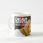 Tasse de café chaude de Père Noël (Devant gauche)