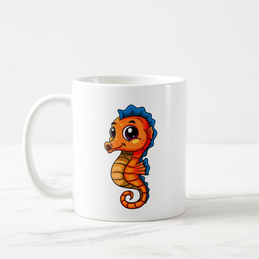 Tasse de café Cheval Marin Mignon (Gauche)