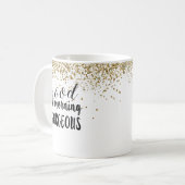 Tasse de café chic MAGNIFIQUE de parties (Devant gauche)