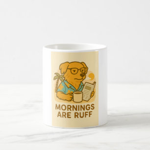 Tasse de café Chien Drôle