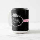 Tasse de café chique de salon et de spa (Devant gauche)