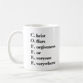 Tasse de café chrétienne (Gauche)