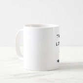 Tasse de café chrétienne avec le vers de bible (Devant gauche)