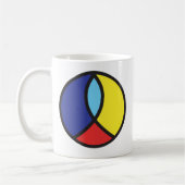 Tasse de café chrétienne de signe de paix (Gauche)