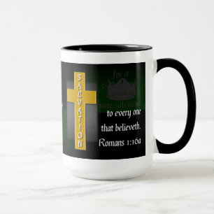 Tasse de café chrétienne non honteuse de vers de