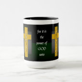 Tasse de café chrétienne non honteuse de vers de (Centre)