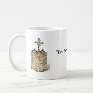 Tasse de café chrismatoire remplacée de citation