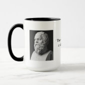Tasse de café citable de philosophie de citation (Gauche)