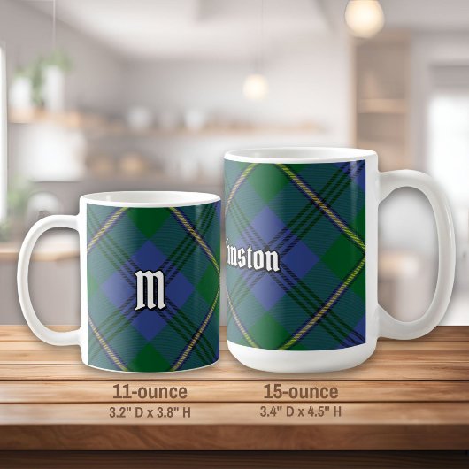 Tasse de café Clan Johnston Tartan