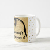 Tasse de café "Classic Gold Mommy Penguin" Sippy C (Devant droit)