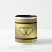 Tasse de café classique d'anniversaire de mariage (Centre)