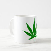 Tasse de café classique de feuille de pot (Devant gauche)