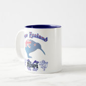 Tasse de café classique de kiwi de la Nouvelle (Devant gauche)