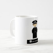 Tasse de café classique de policier (Devant gauche)
