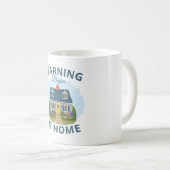 Tasse de café classique L'apprentissage commence à (Devant droit)