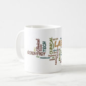 TASSE DE CAFÉ CLINIQUE DE BOUSCULADE DE MOT DE (Devant gauche)